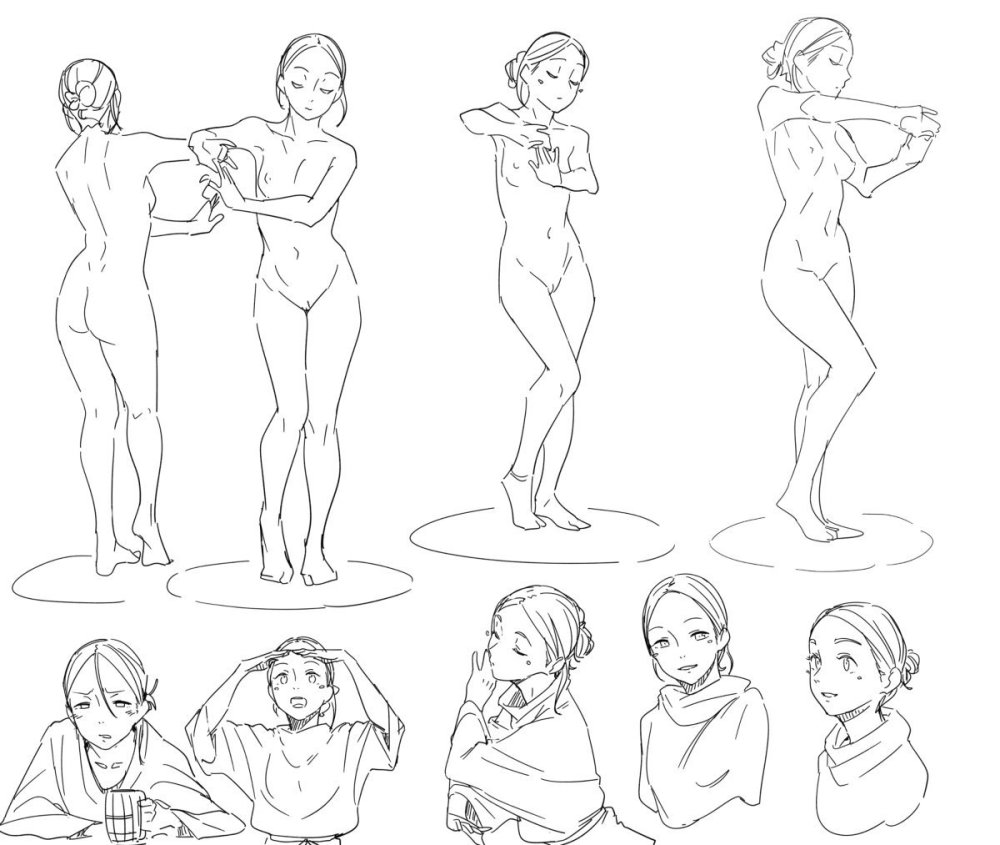 Reference poses Half