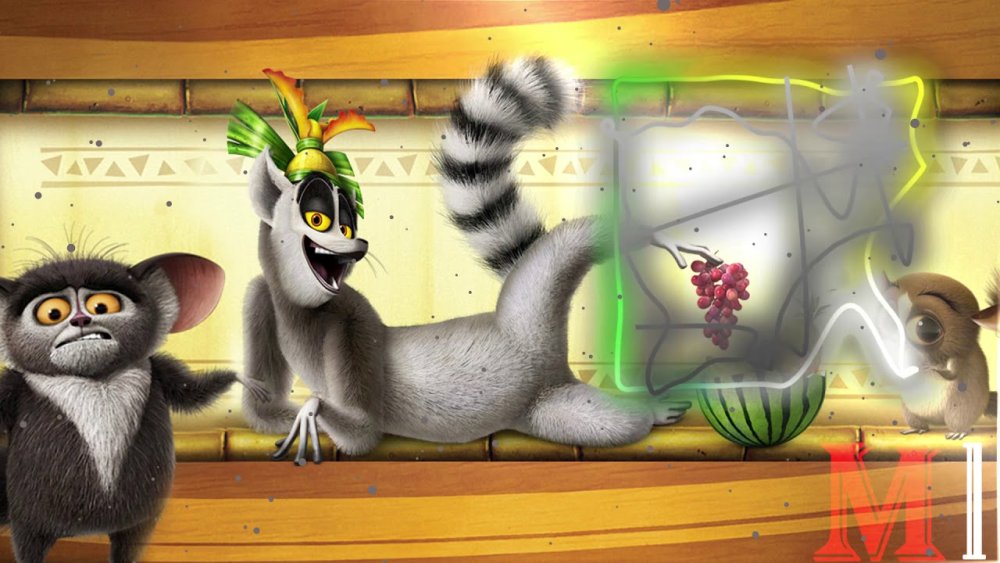 Gloria from Madagascar with Melman