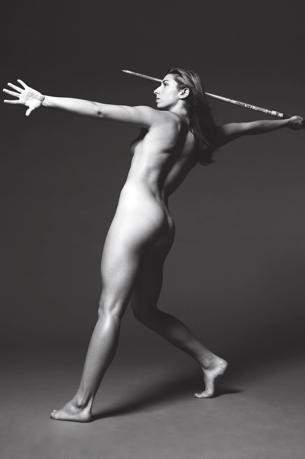 Naked women in the gym