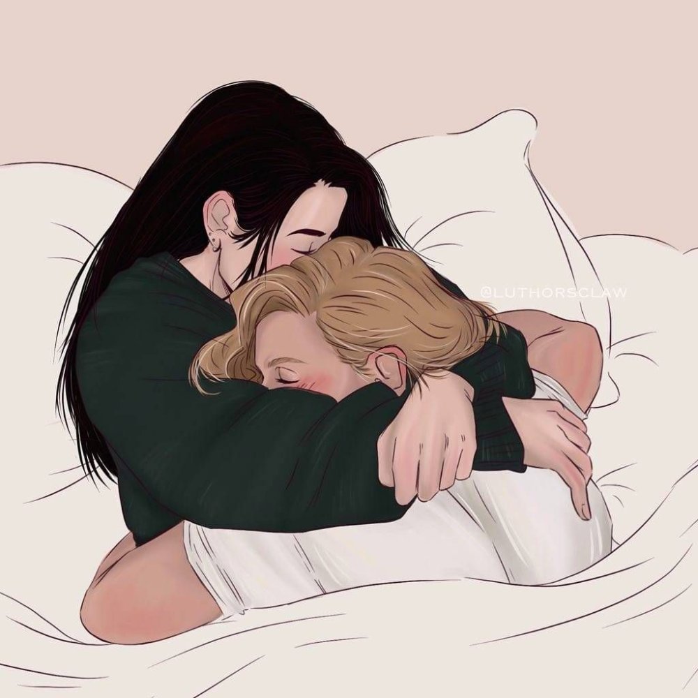 References of a couple sleep