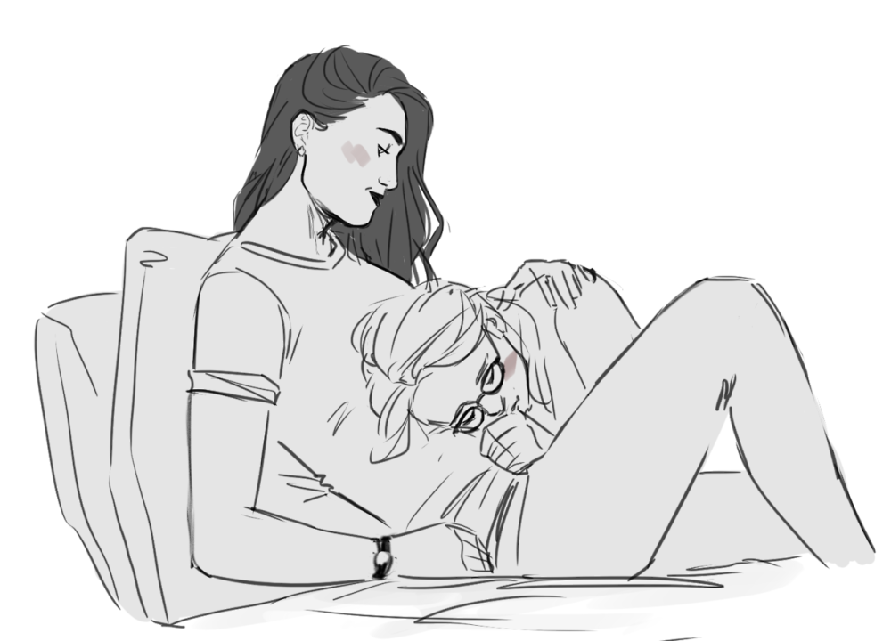 Pose for drawing pairs of LGBT