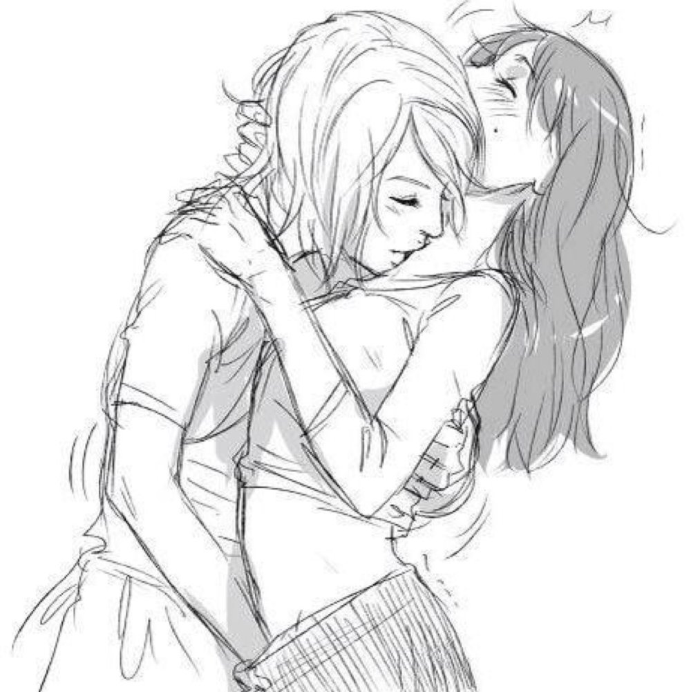 Kisses references for drawing