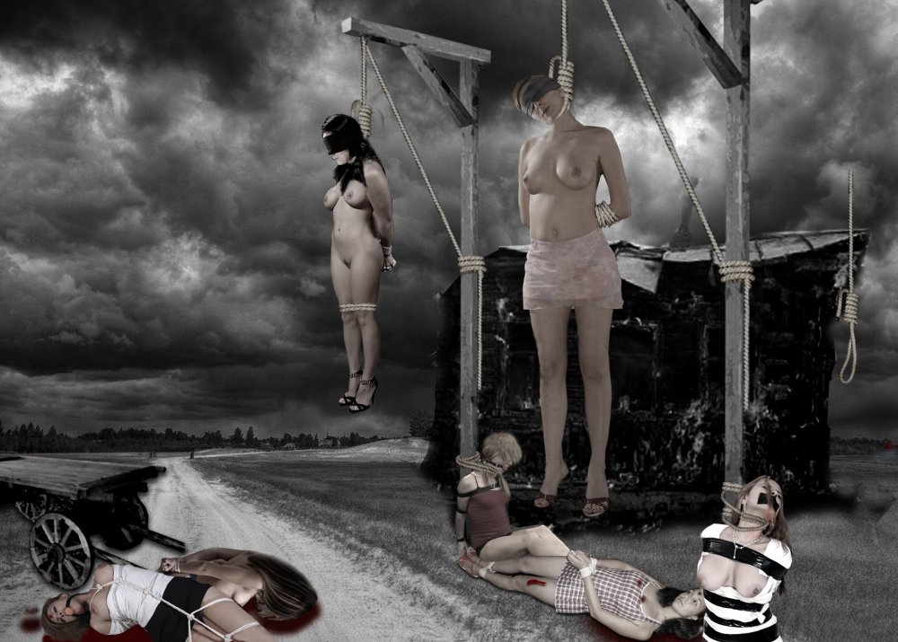 Erotic hanging naked men