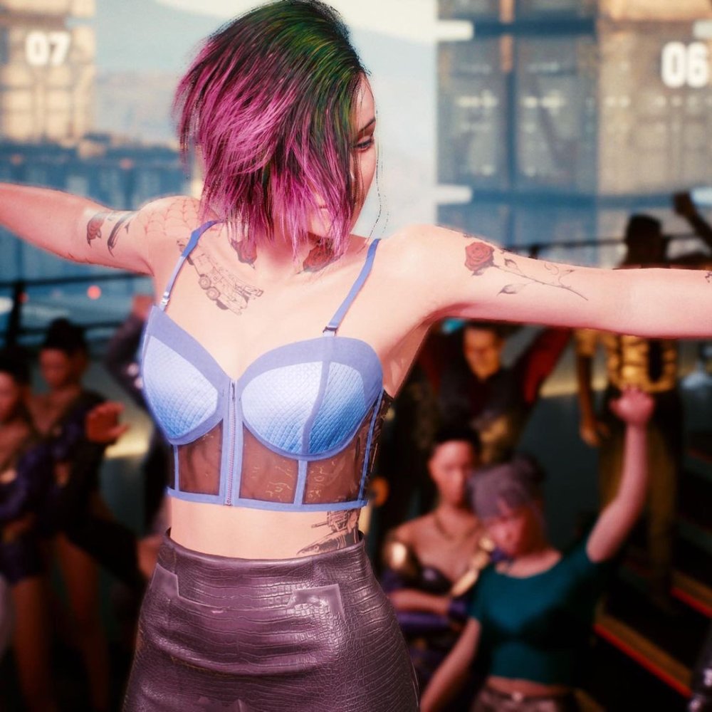 Cyberpunk 2077 Judy Alvarez Burned