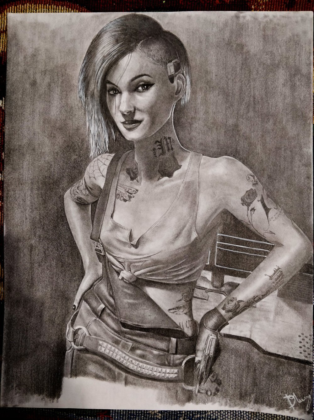 Cyberpank 2077 Judy Alvarez Art