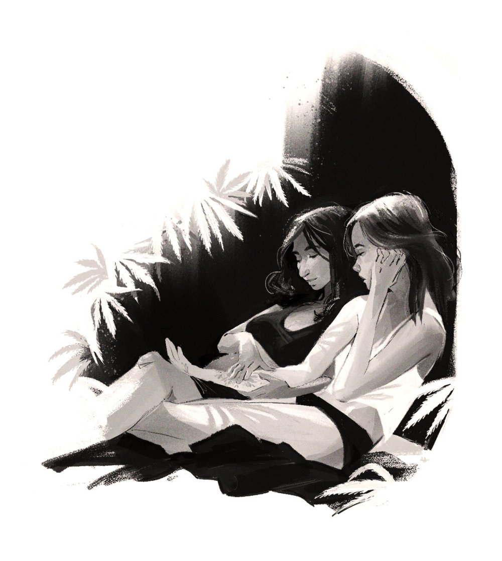 The Last of US 2 Ellie and Dina Kiss