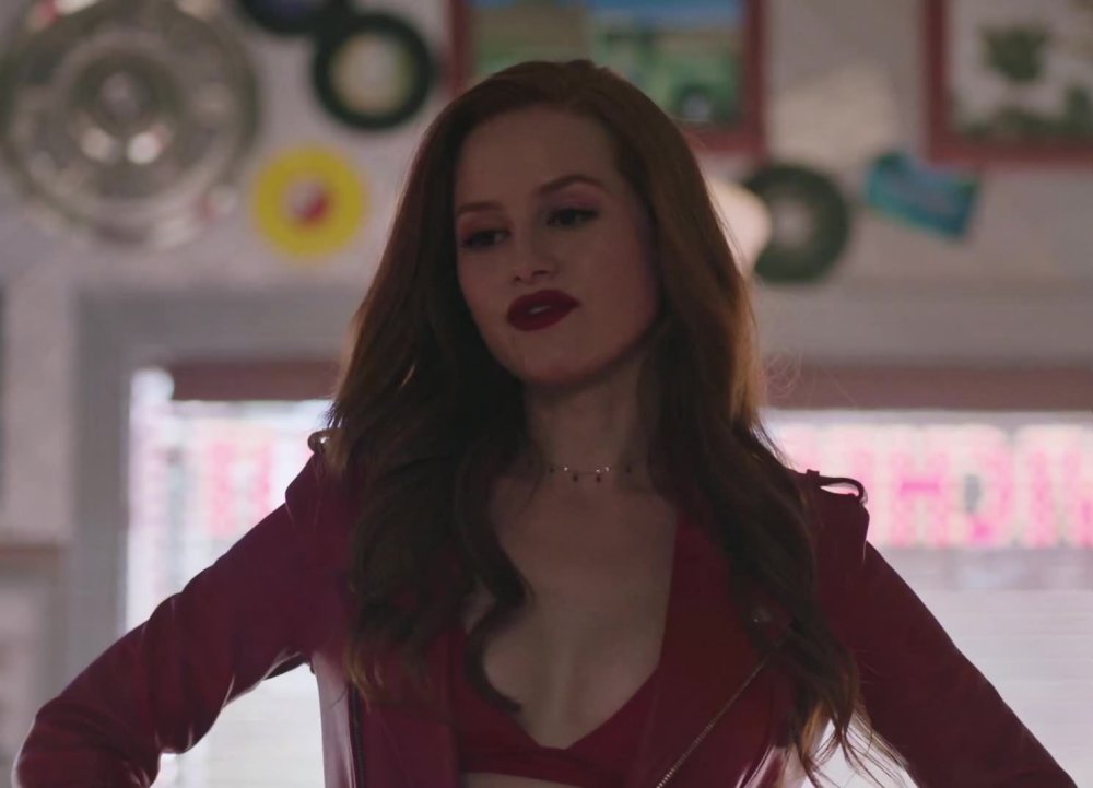 Madelin Petsh Riverdale in a swimsuit