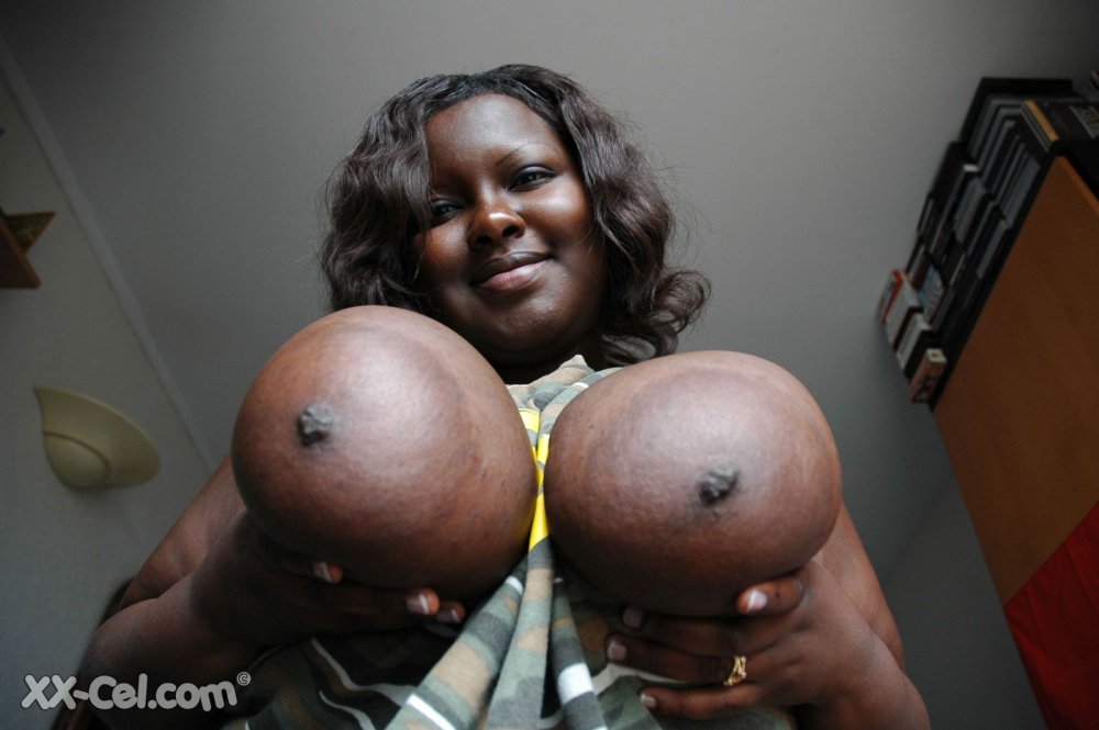 Giant black boobs