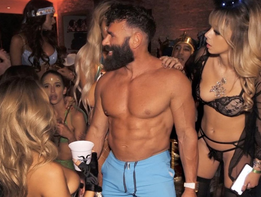 Dan Bilzerian on an airplane