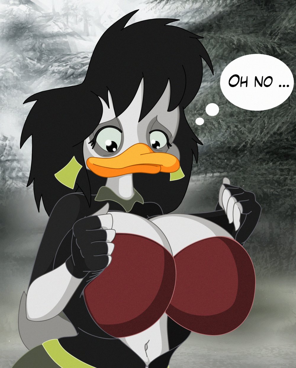 Melissa Duck and Duffy Duck