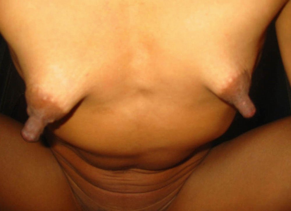 Pregnant with long nipples