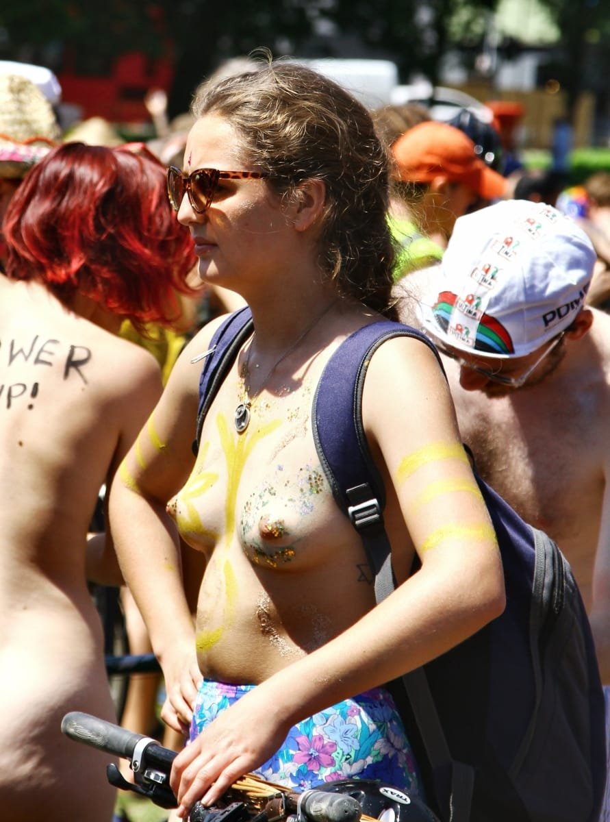 World Naked Bike Ride (Wnbr) Brighton 2018
