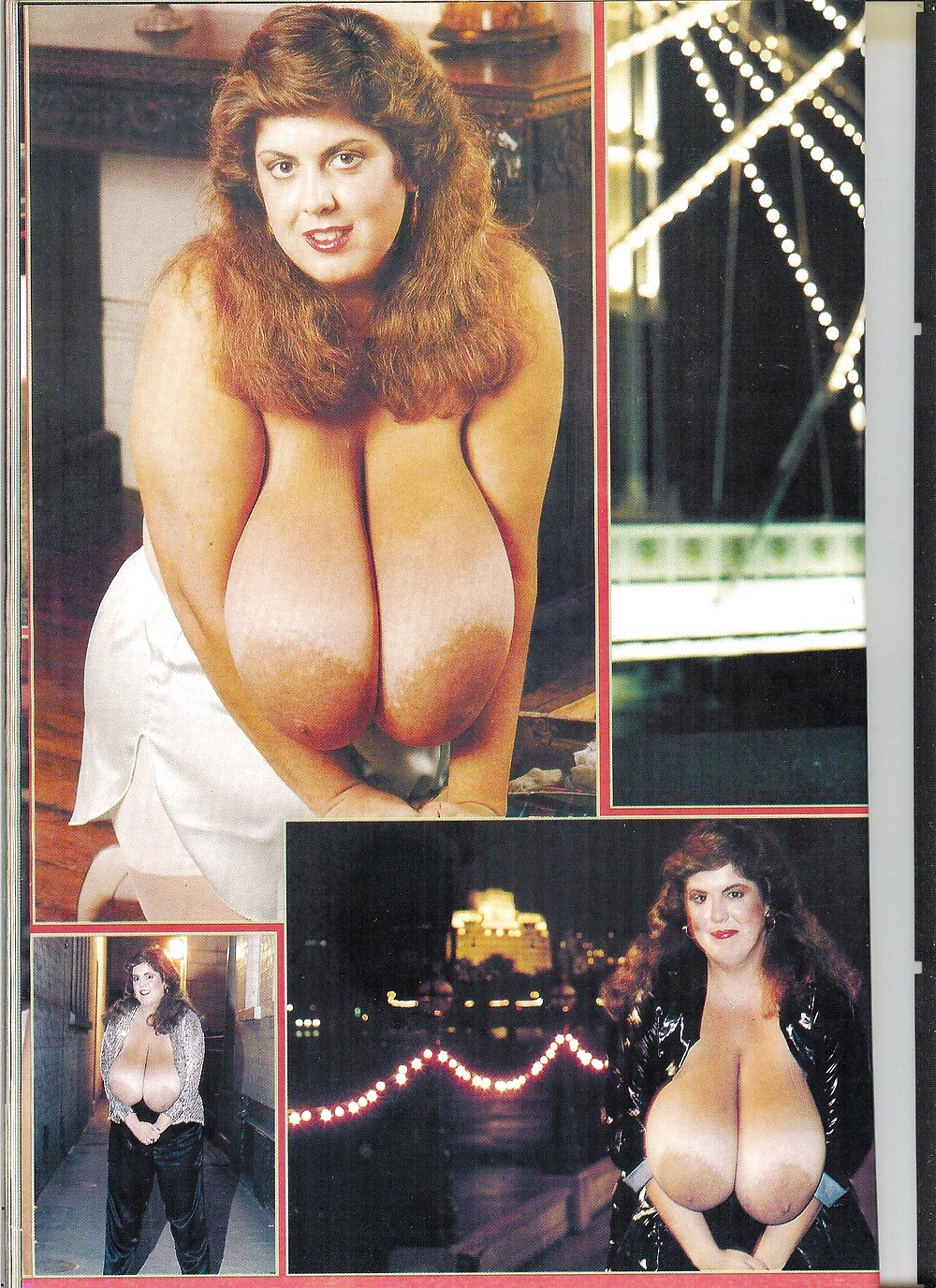 Susie Scott is a slender, long -haired beauty from the 80s