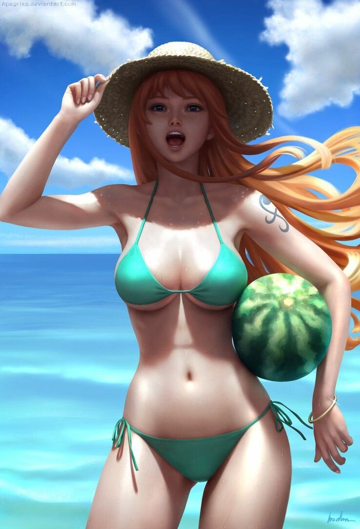 One Piece Tits Robin with us