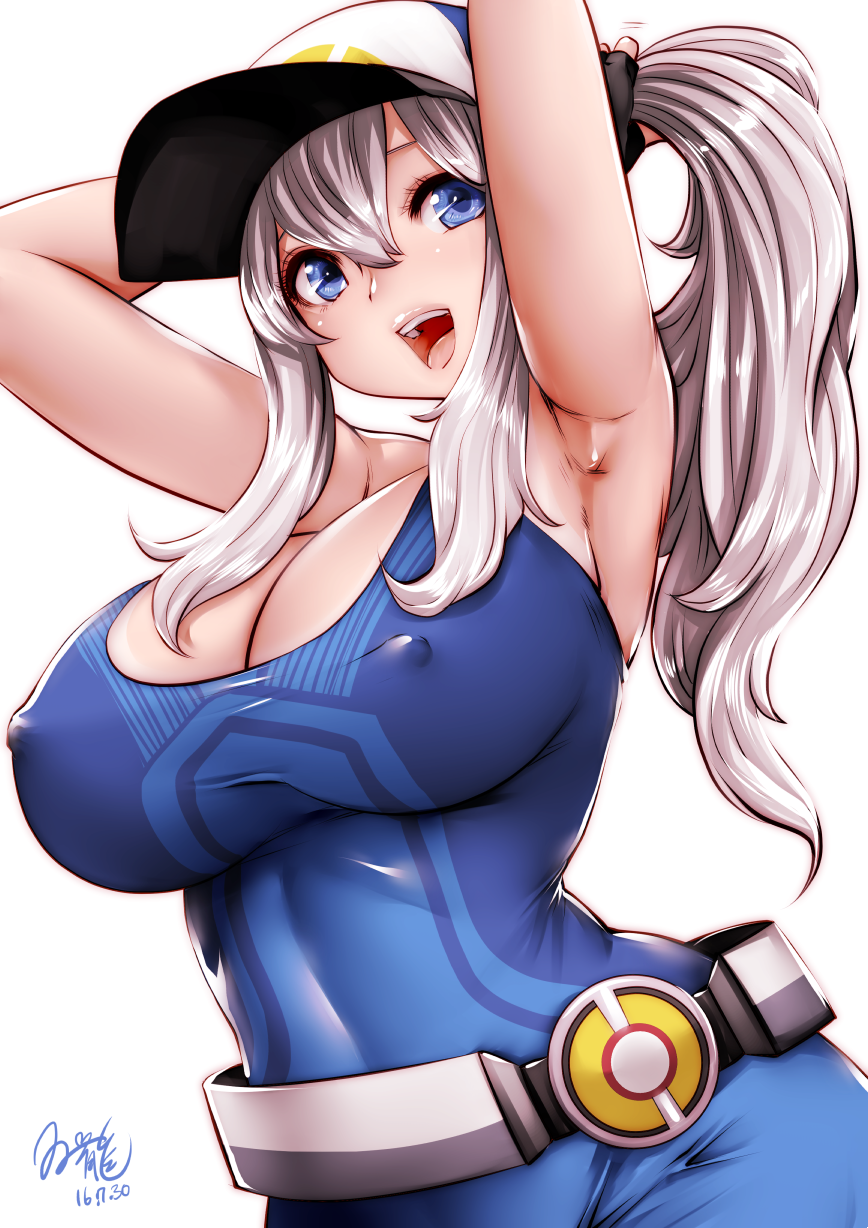 Anime chest in a swimsuit