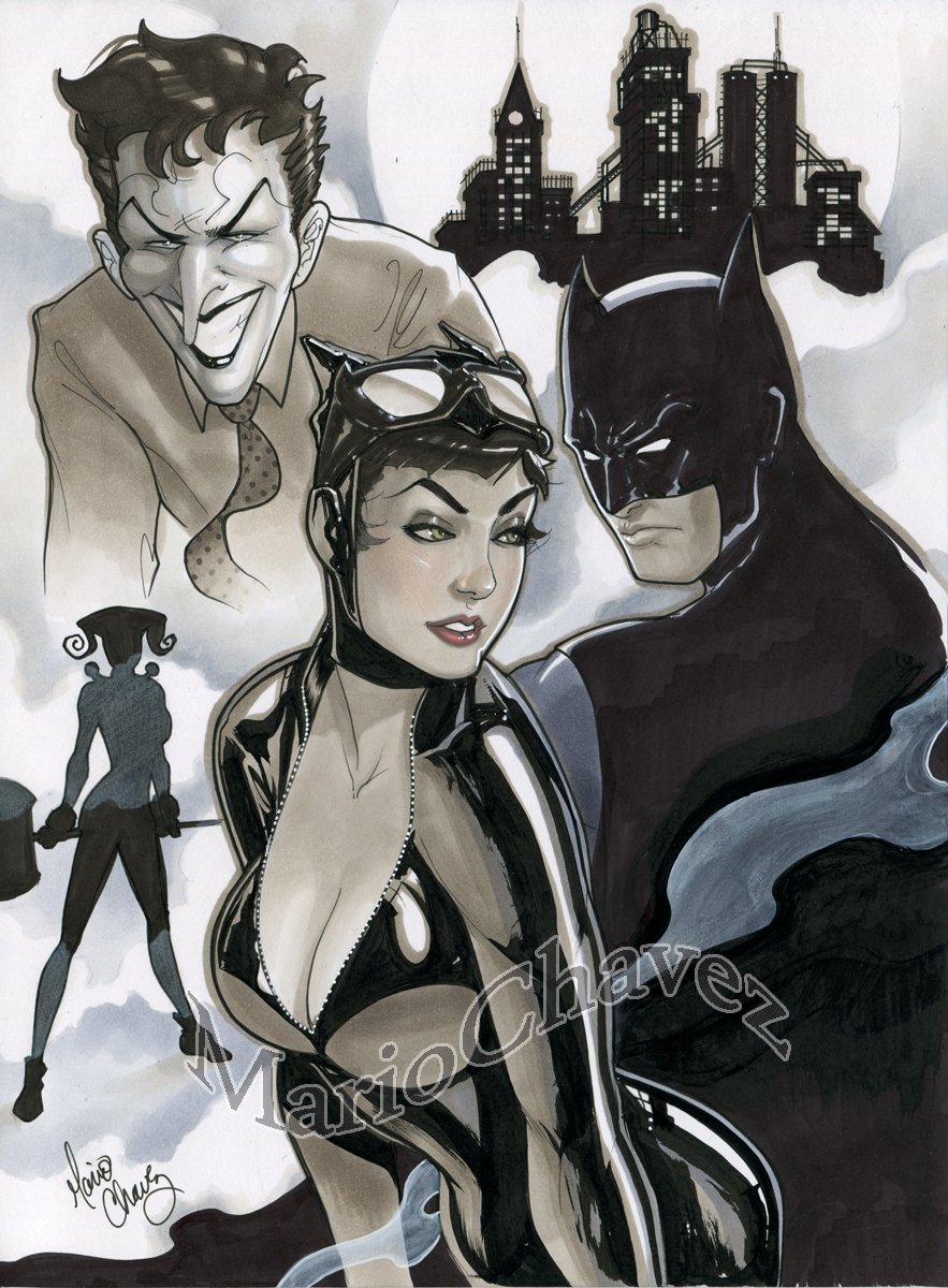 Catwoman and Harley Quinn