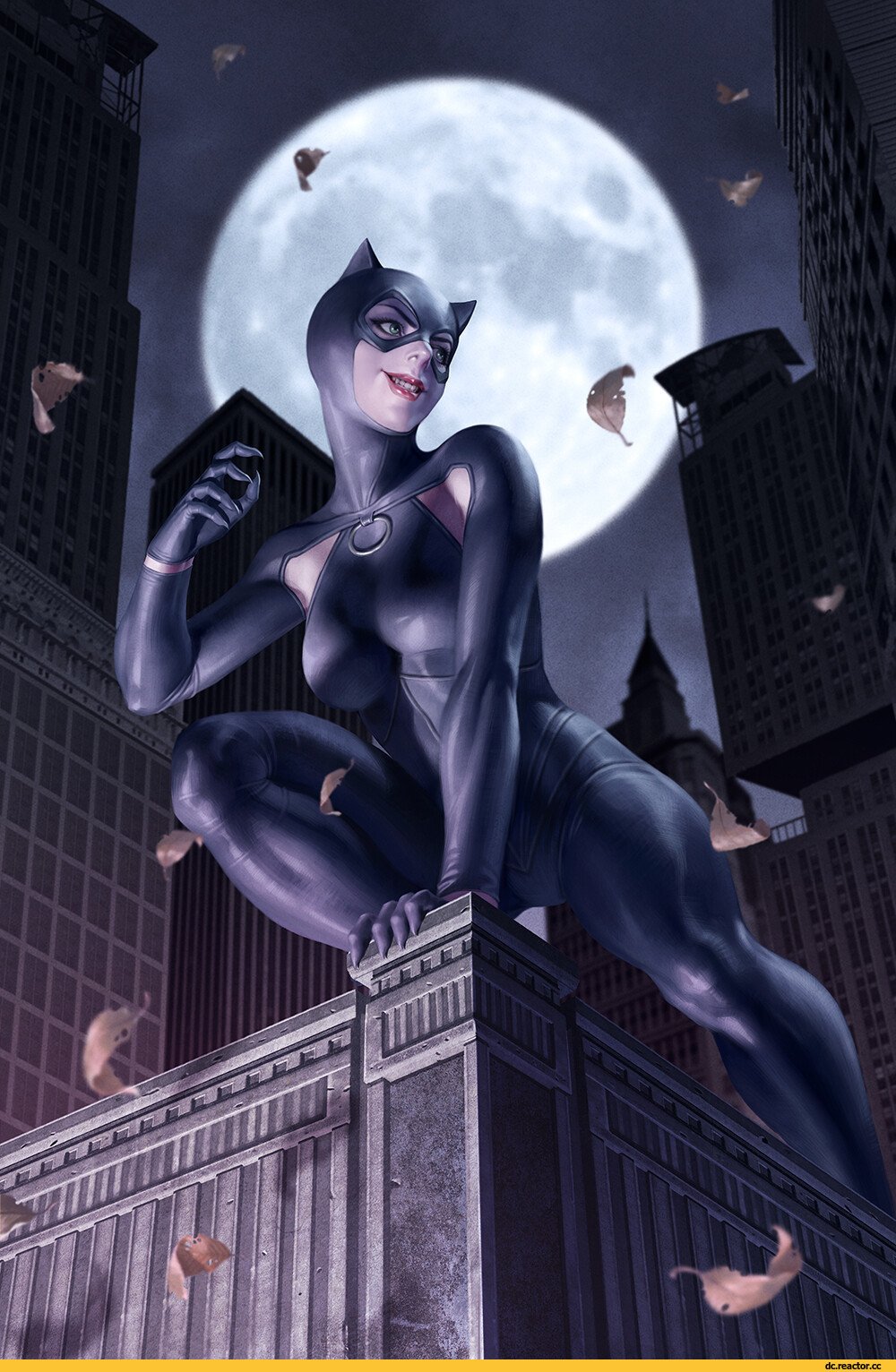 Batman and female cat