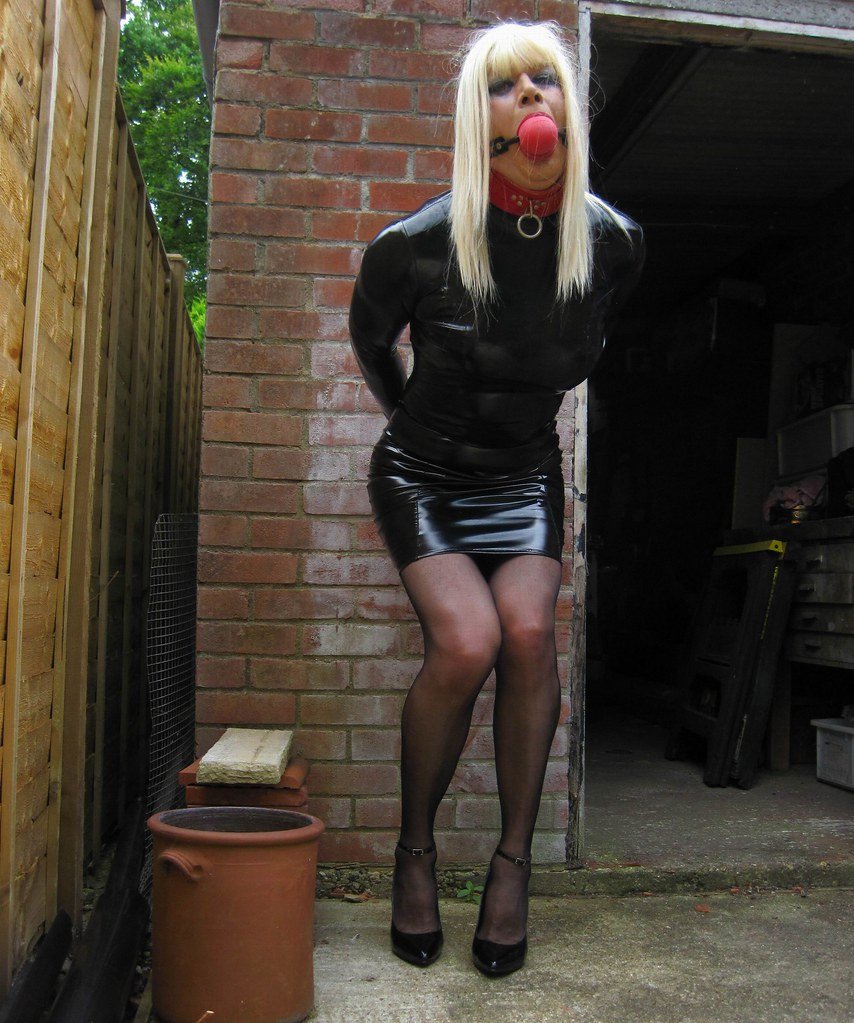 Naked crossdressers in stockings