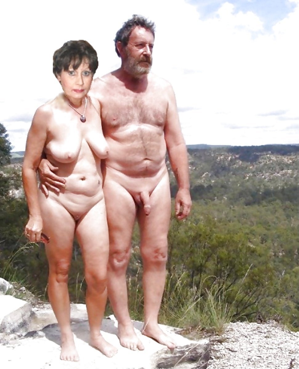 Fat elderly nudists