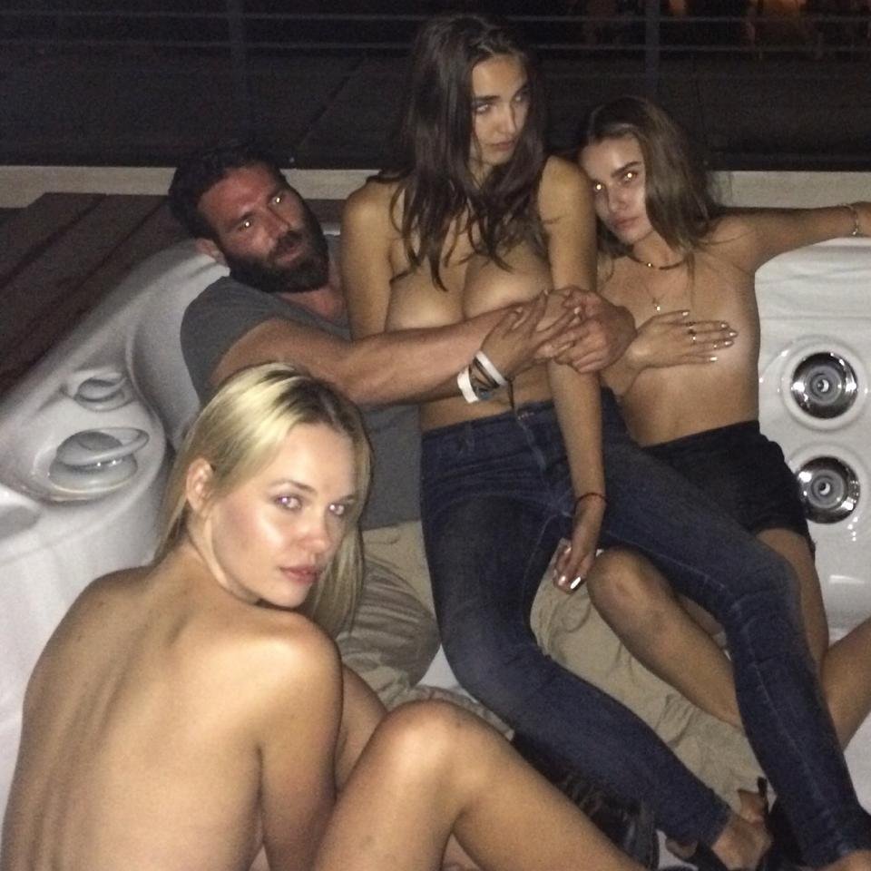 Erotic entertainment of girls