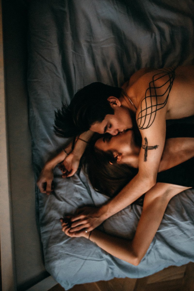 Passionate hugs