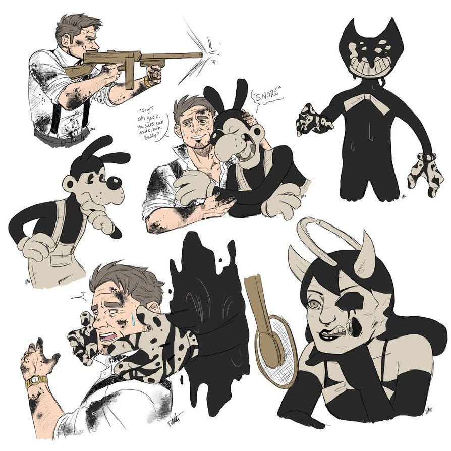 Bendy Boris and Alice Angel