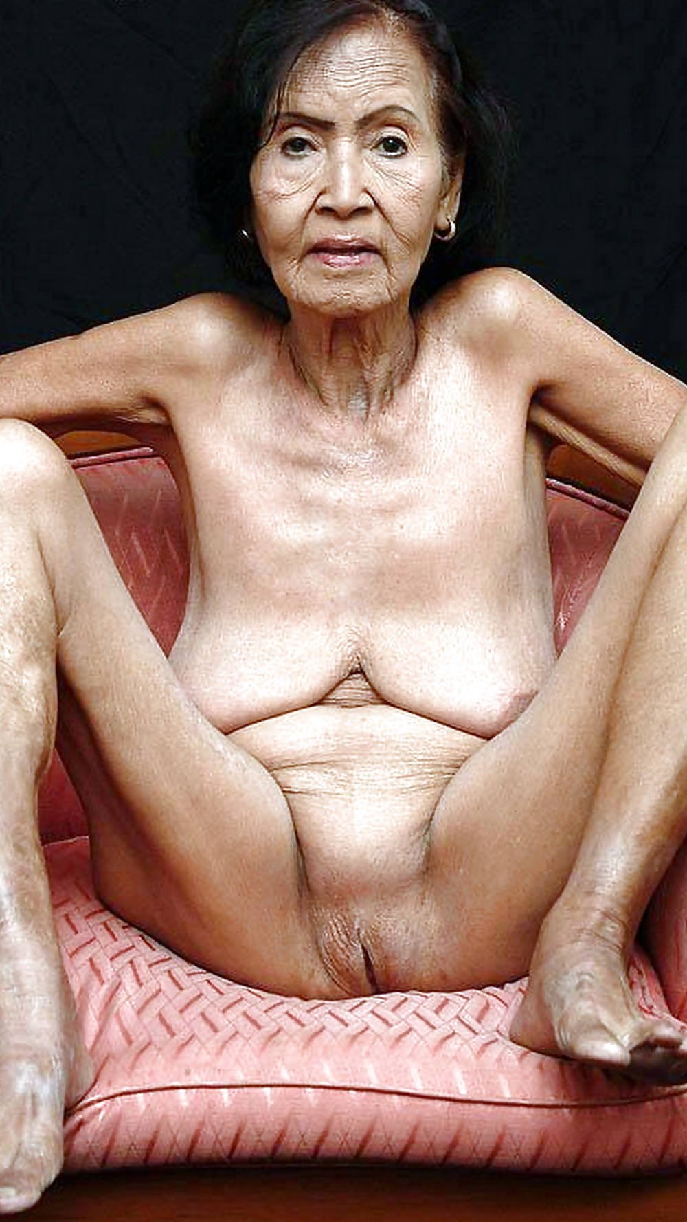 Very old naked women