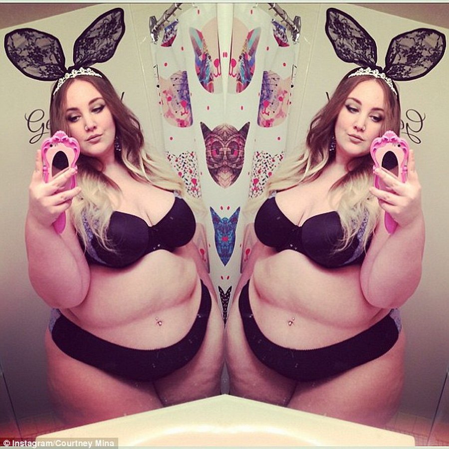 BBW in a swimsuit amateur