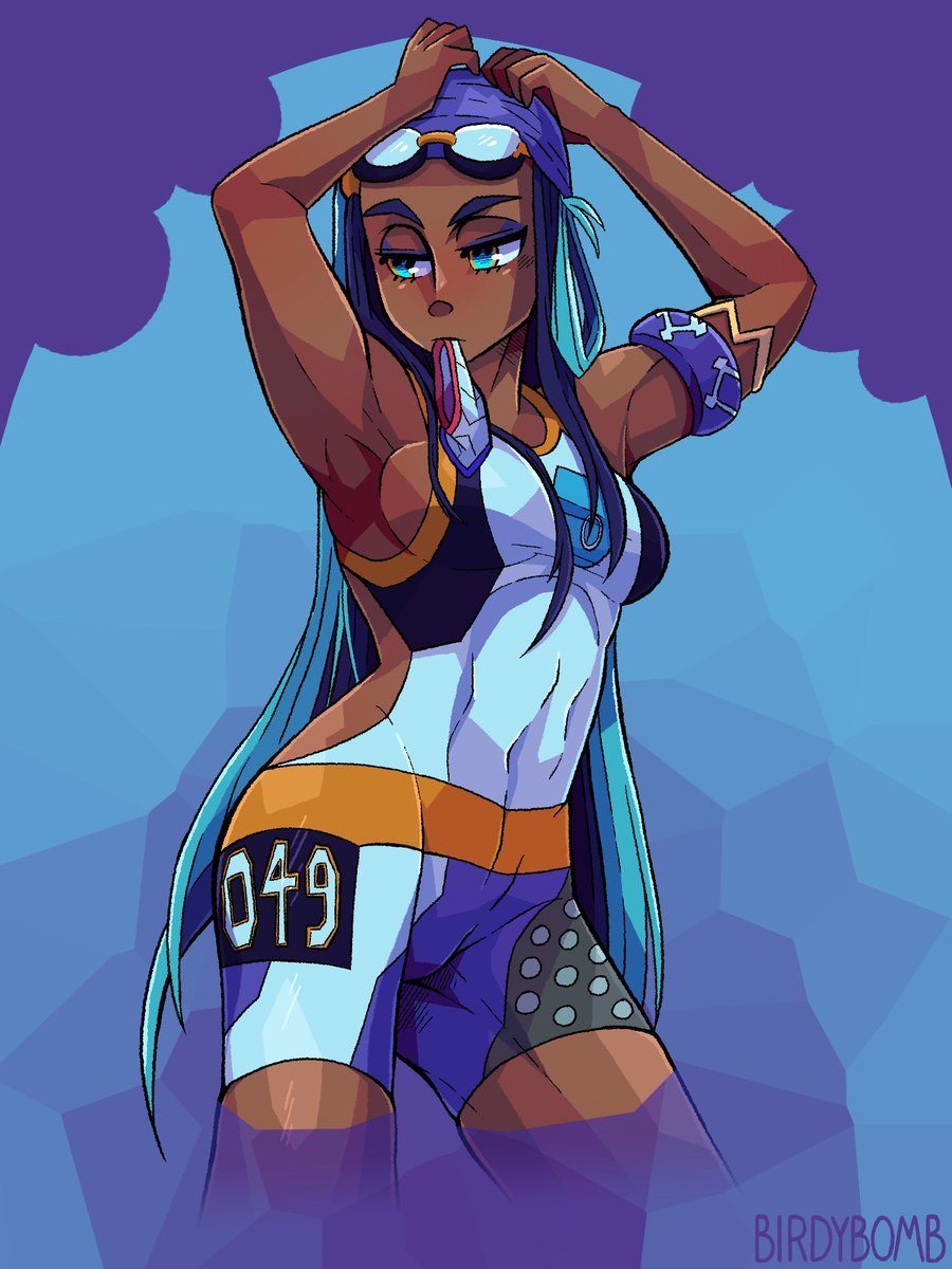 Nessa Barrett smokes