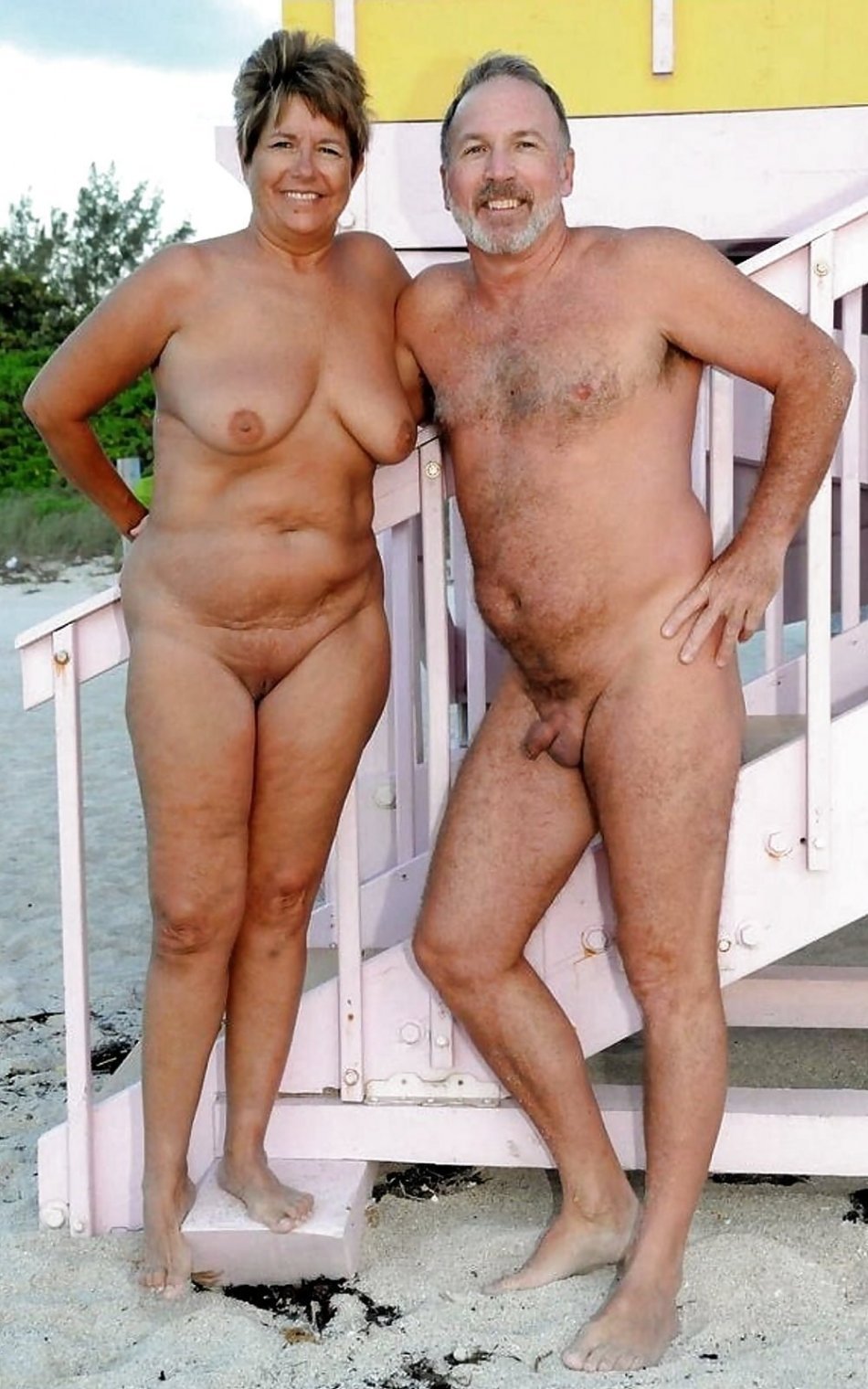 Naked mature married couples