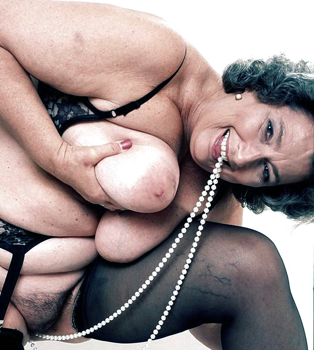 Elderly women with big breasts
