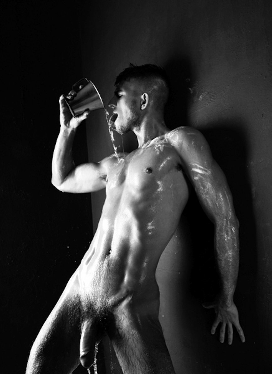 Black and White Naked Men