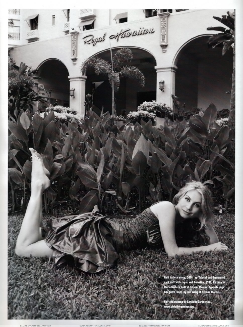 Elizabeth Mitchell photo for magazine