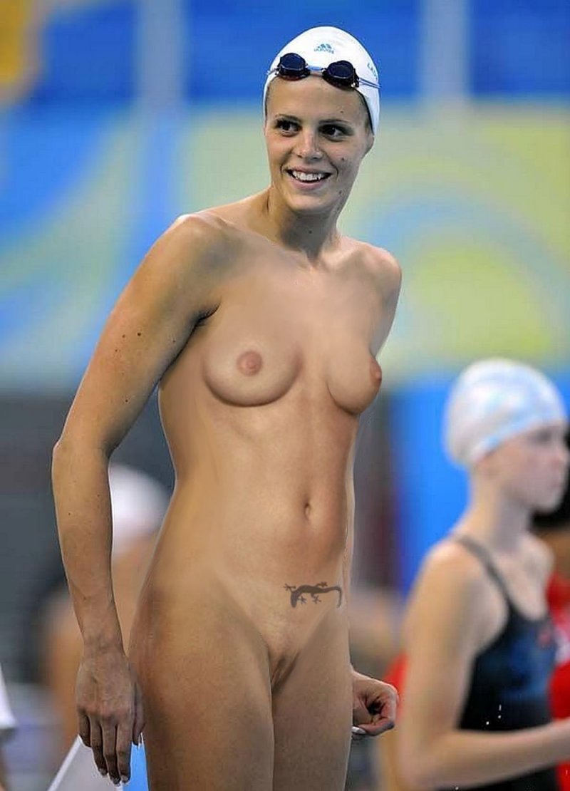 Athletes without panties