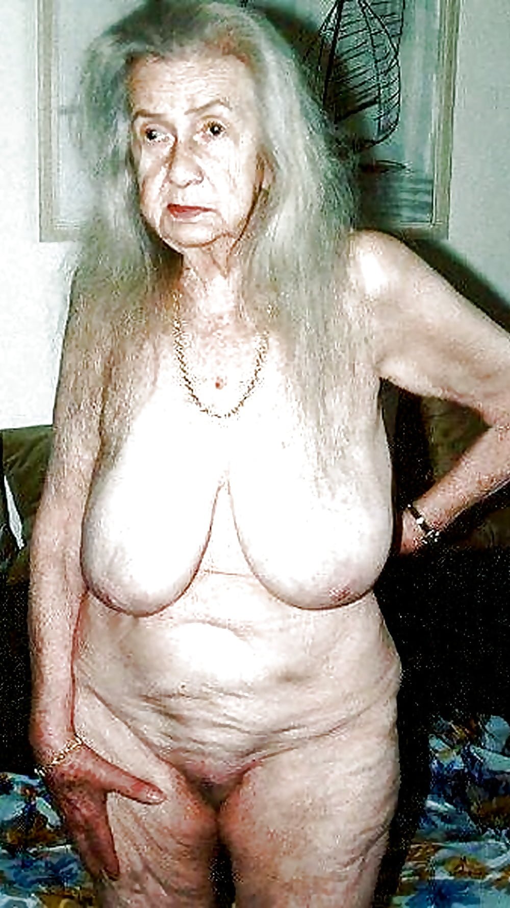 Grandma's sagging boobs