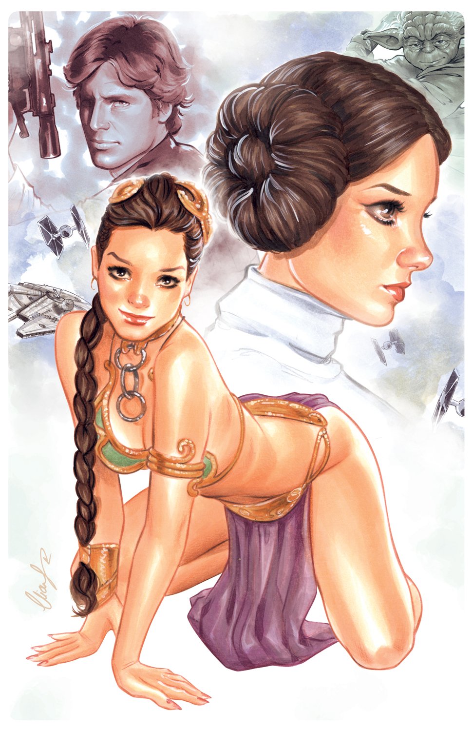 Star Wars of Padme Amidala Naked