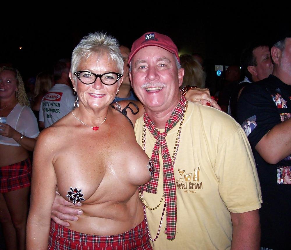 Naked women at the festival