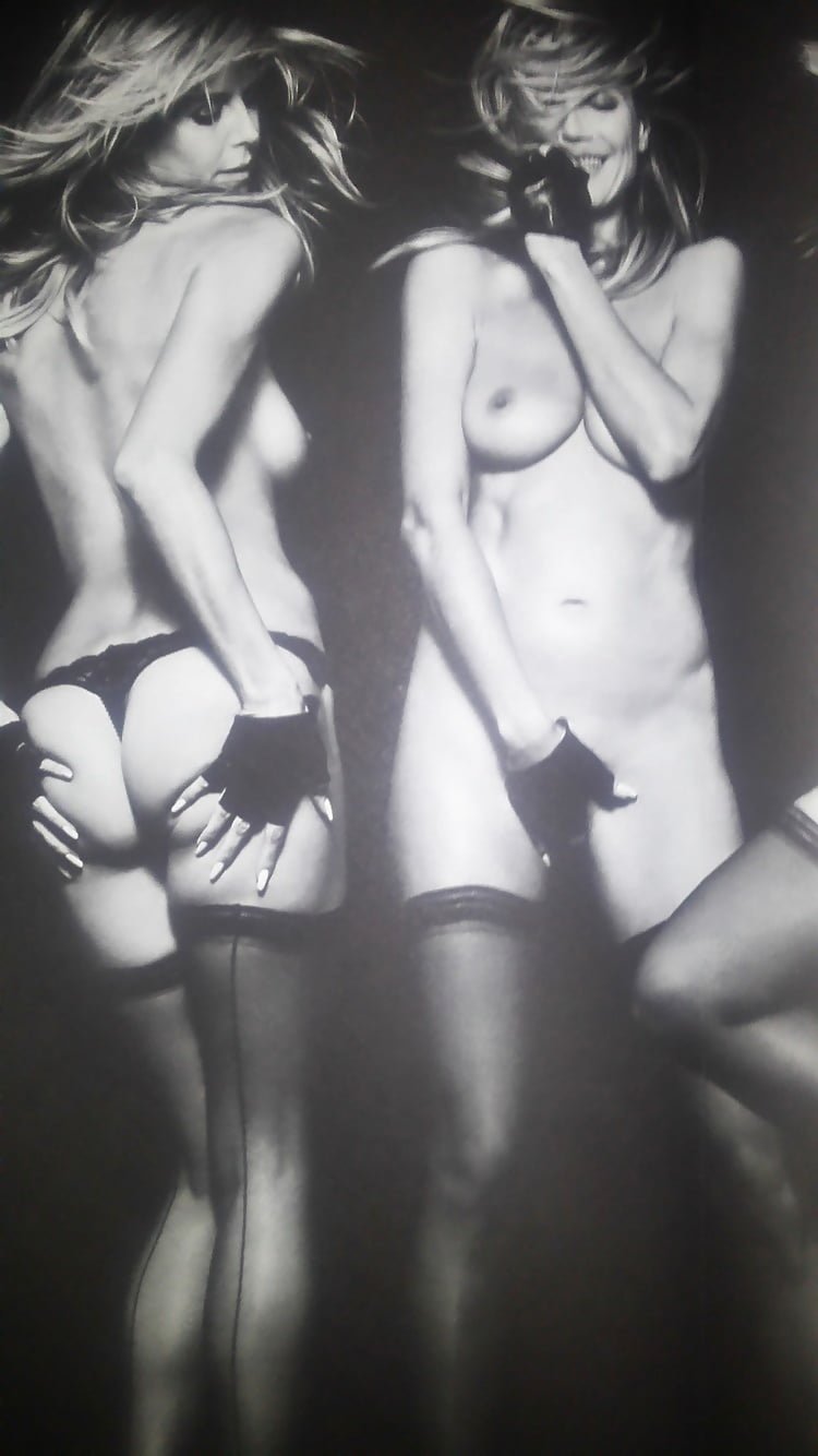 Heidi Klum lit a nipple