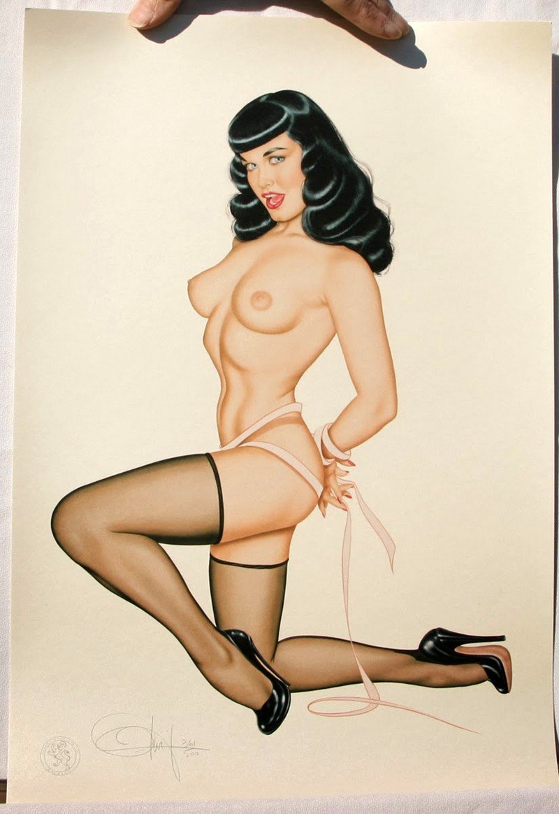 Betty Page in porn movie