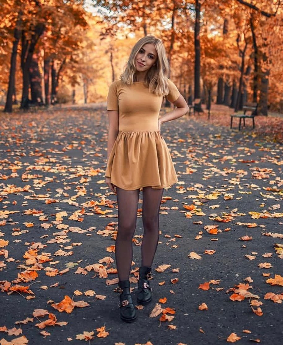Autumn girls in mini