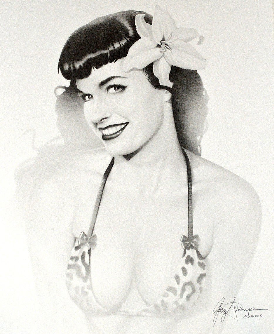 Bettie Page Hairy