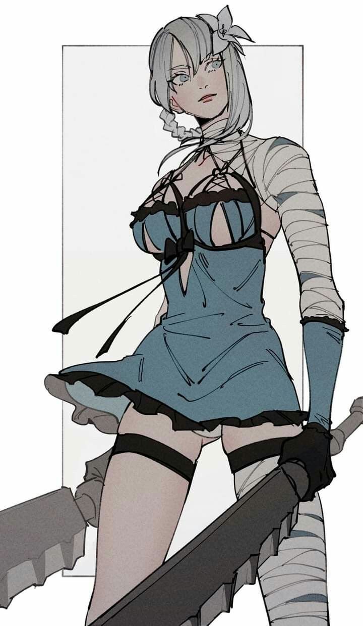 Nier Kaine NSFW