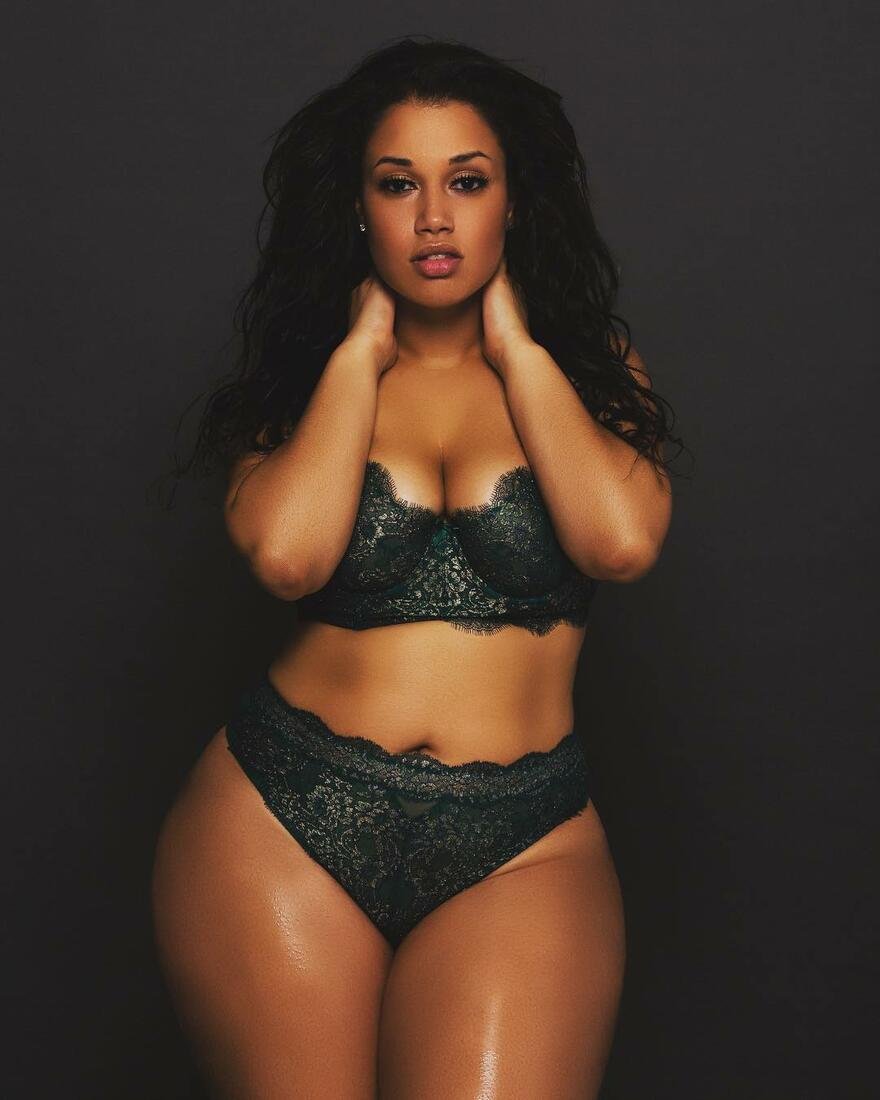 Ashley Graham in stockings