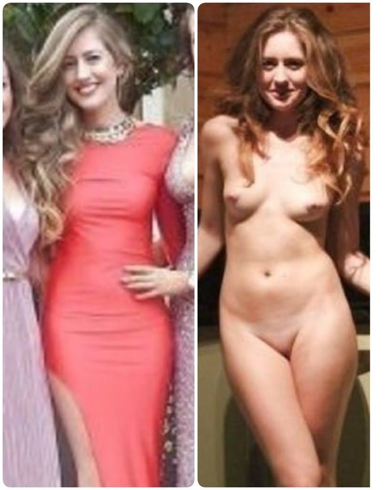 Girls in clothes and without sales