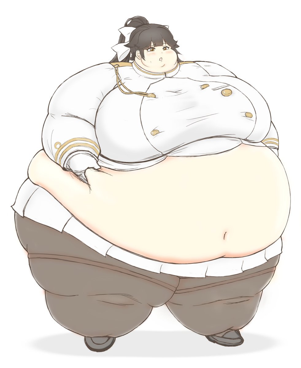Weight Gain Office Girl