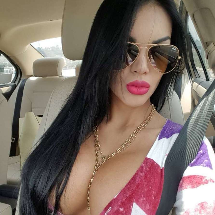 Aleira Andanano in a swimsuit
