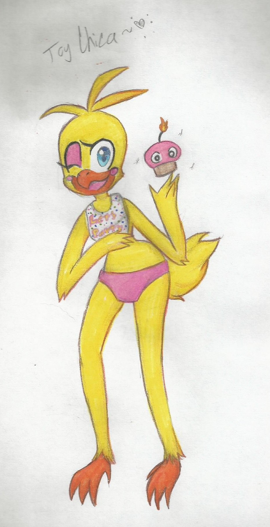 Chica from the cartoon