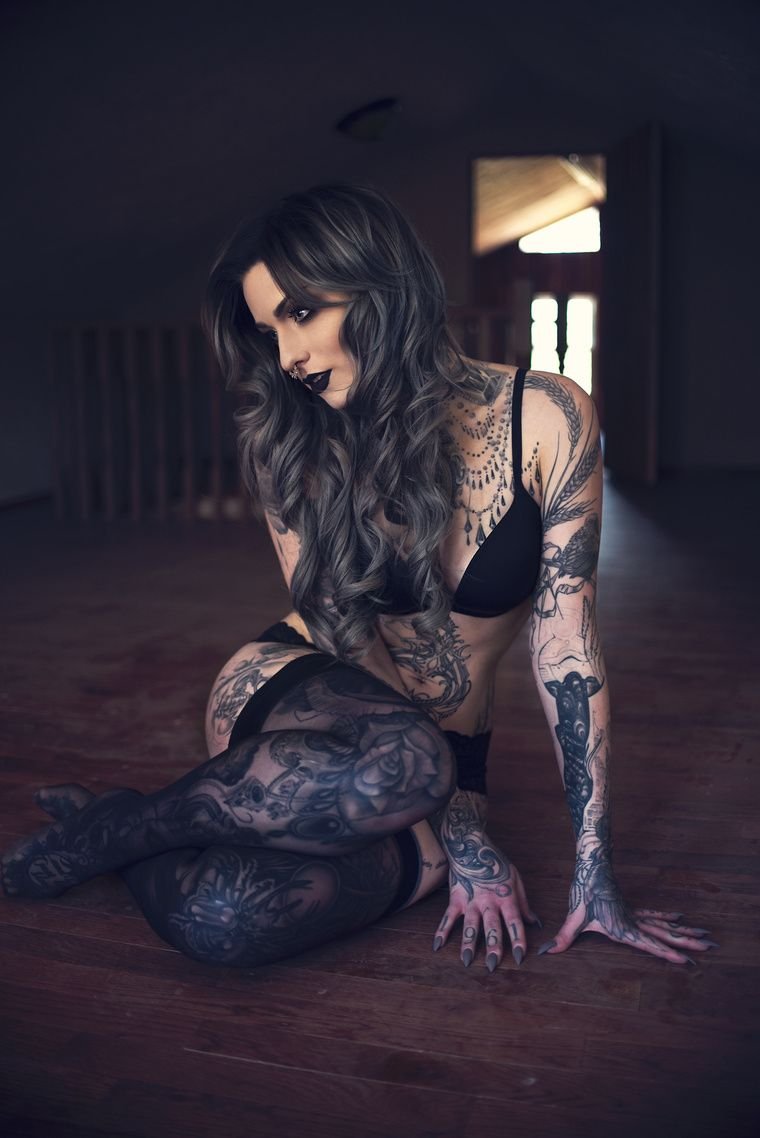 Paula Levina Tattoo Model