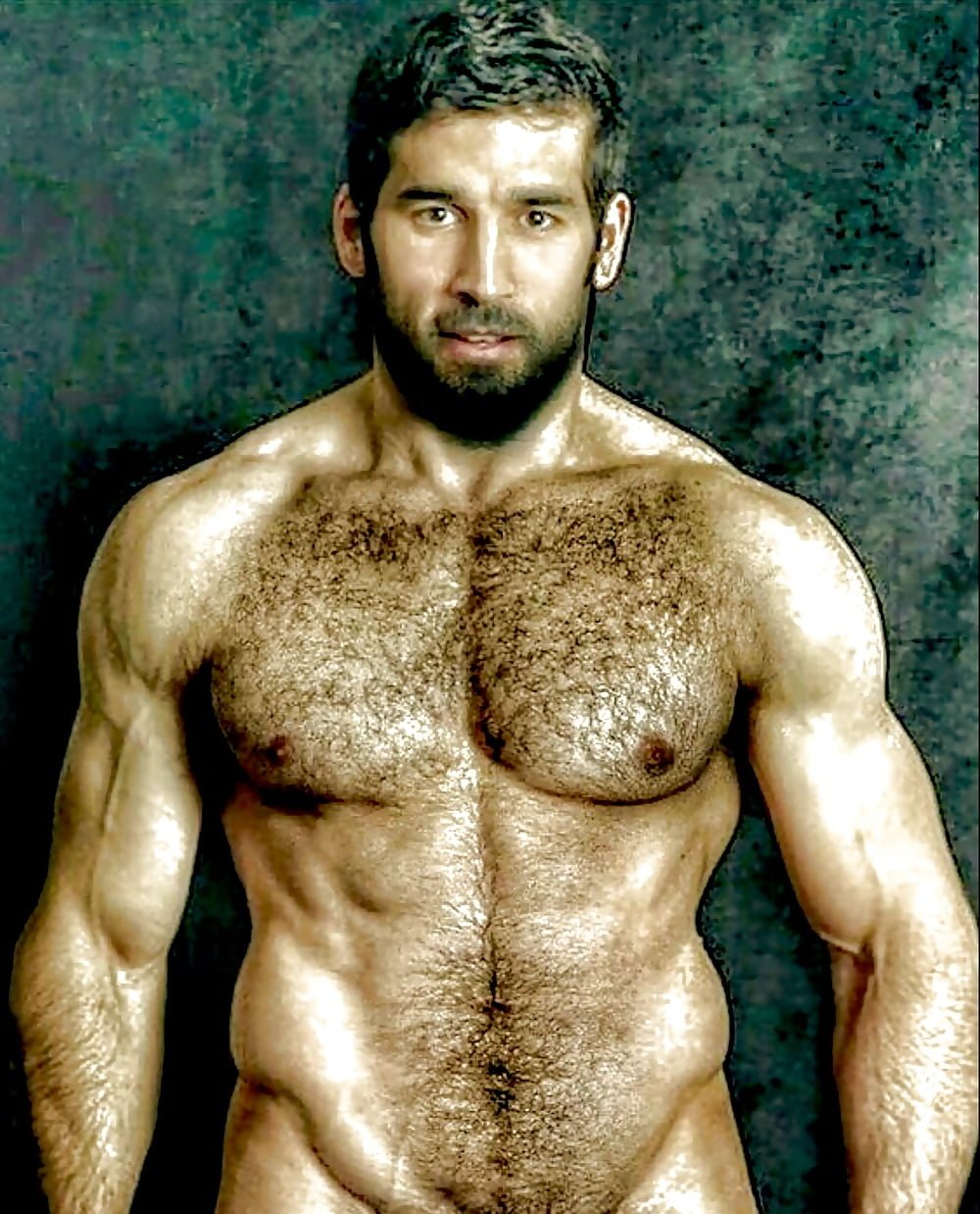 Very beautiful naked hairy guys