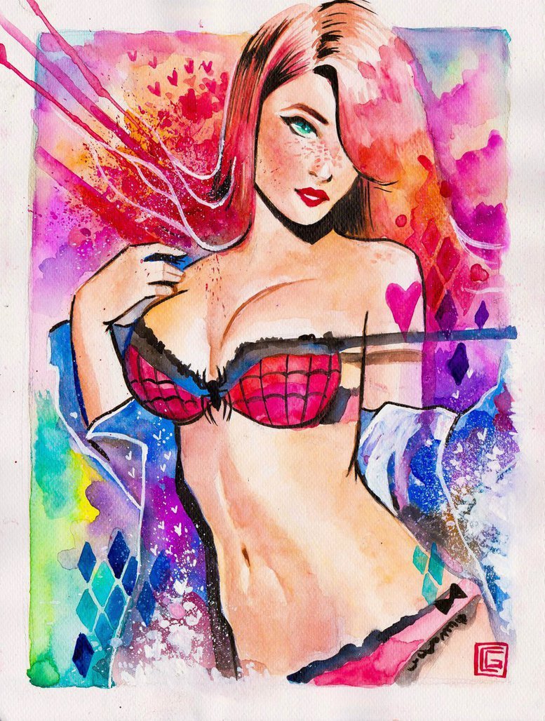 Erotic girls pop art
